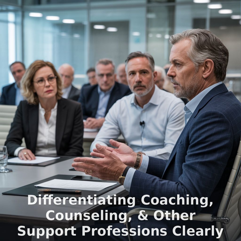 Professional Coaching Foundations Course – Part 014: Differentiating Coaching, Counseling, and Other Support Professions Clearly