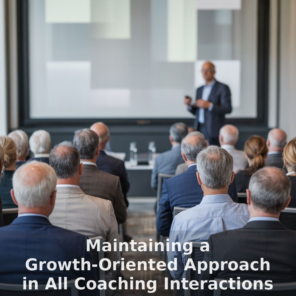 Professional Coaching Foundations Course – Part 024: Maintaining a Growth-Oriented Approach in All Coaching Interactions