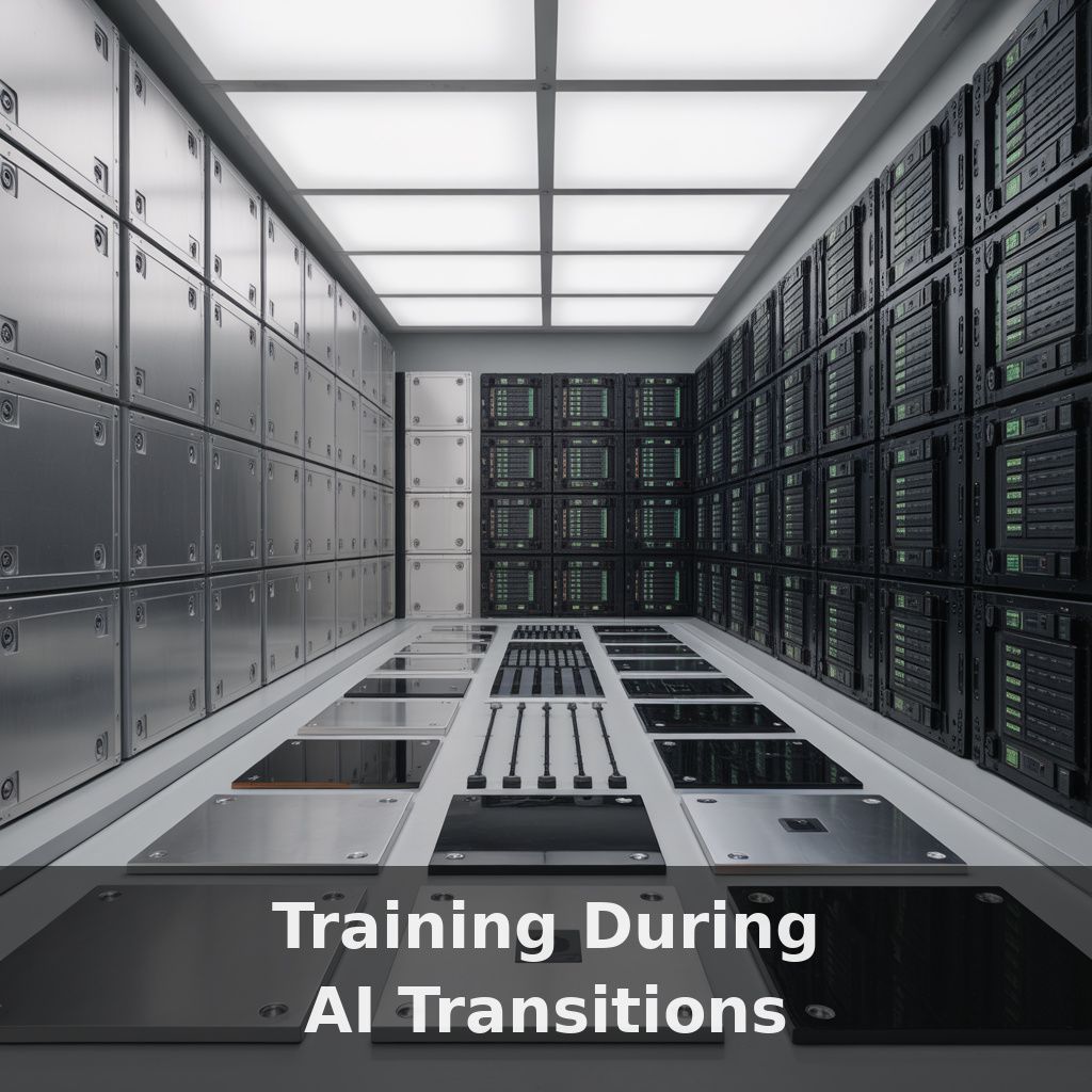 Professional Artificial Intelligence Training Course – Lesson 084: Training and Support During Artificial Intelligence Transition Periods
