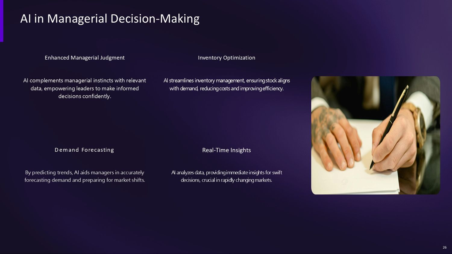 Professional Artificial Intelligence Training Course – Lesson 026: Artificial Intelligence Support for Managerial Decisions in Dynamic Markets