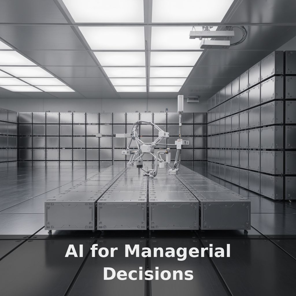 Professional Artificial Intelligence Training Course – Lesson 026: Artificial Intelligence Support for Managerial Decisions in Dynamic Markets