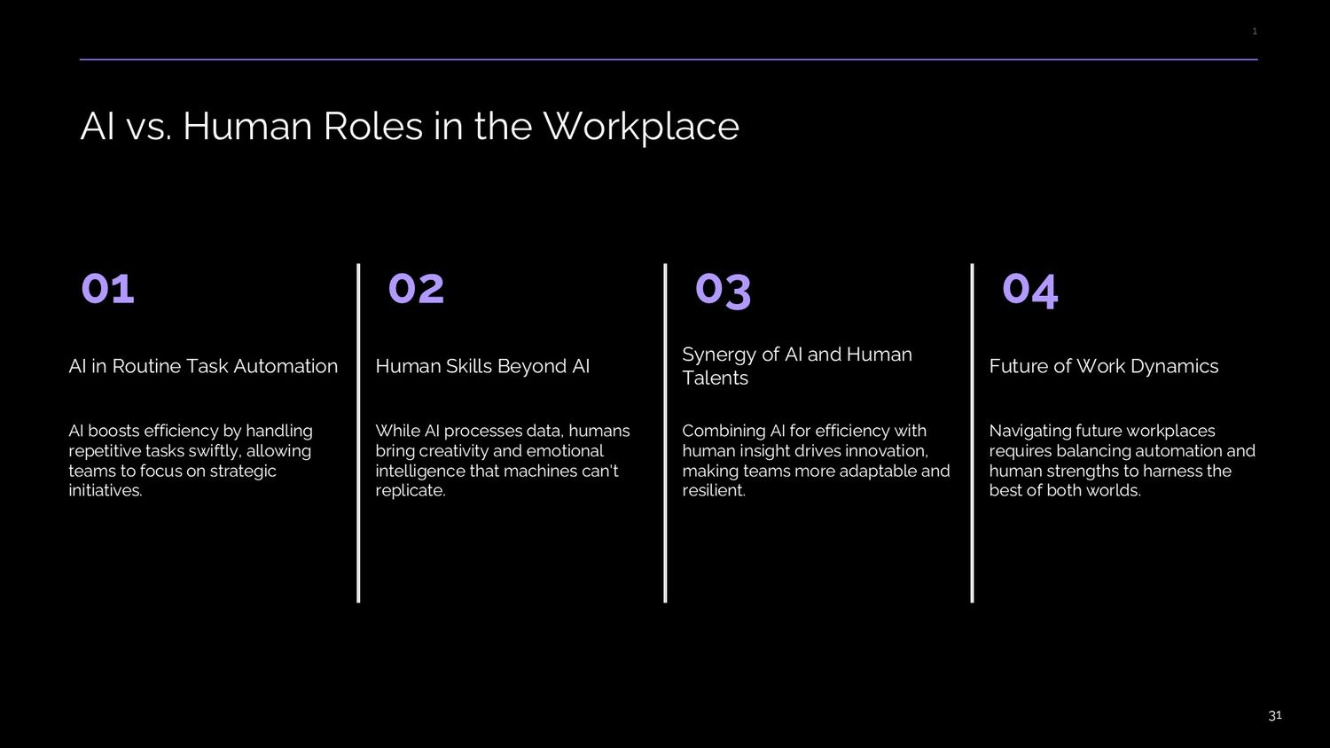 Professional Artificial Intelligence Training Course – Lesson 031: Tasks Artificial Intelligence Can Handle and Areas Where People Excel