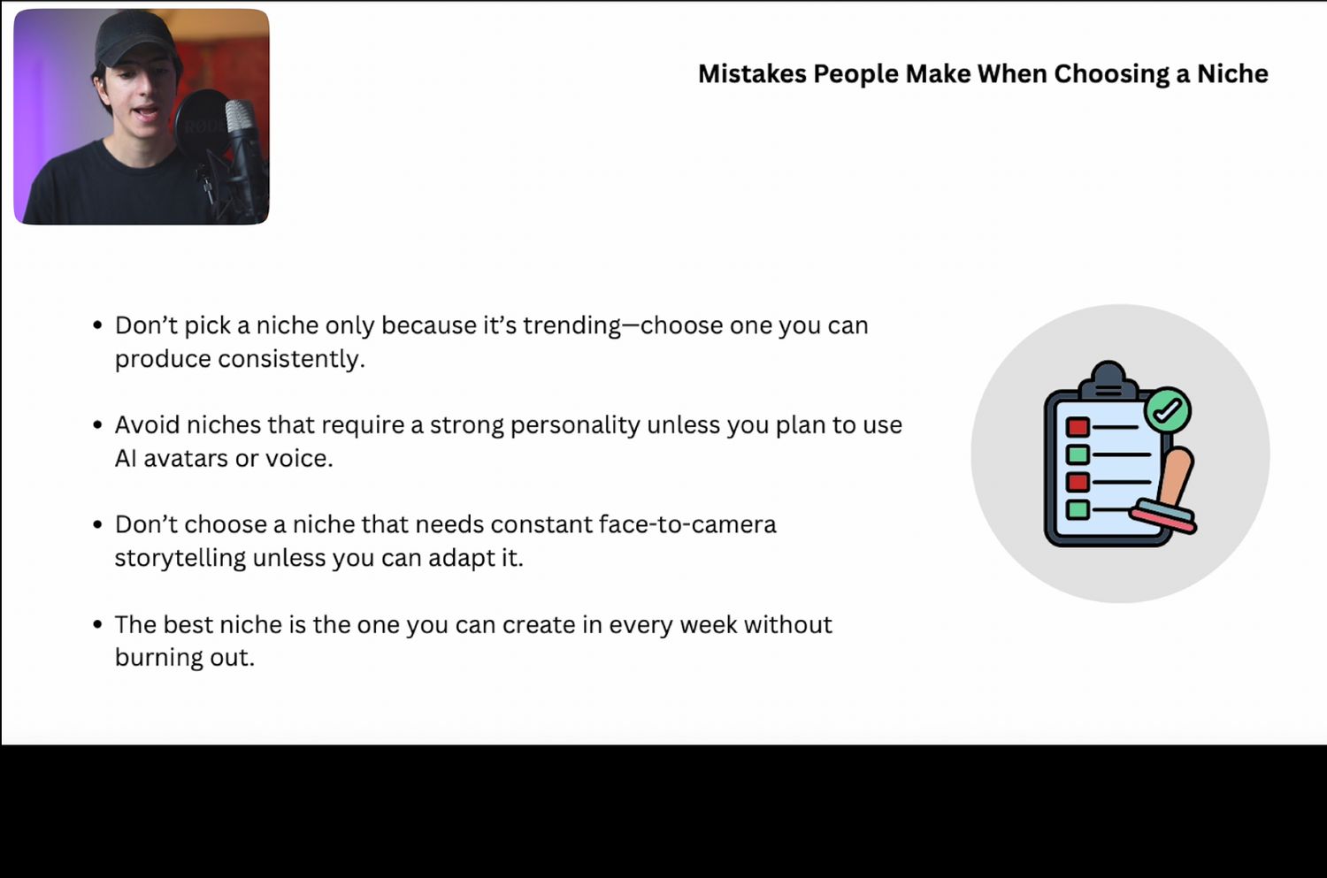 Professional Faceless Video Production Course – 02: Defining Niche and Content Identity
