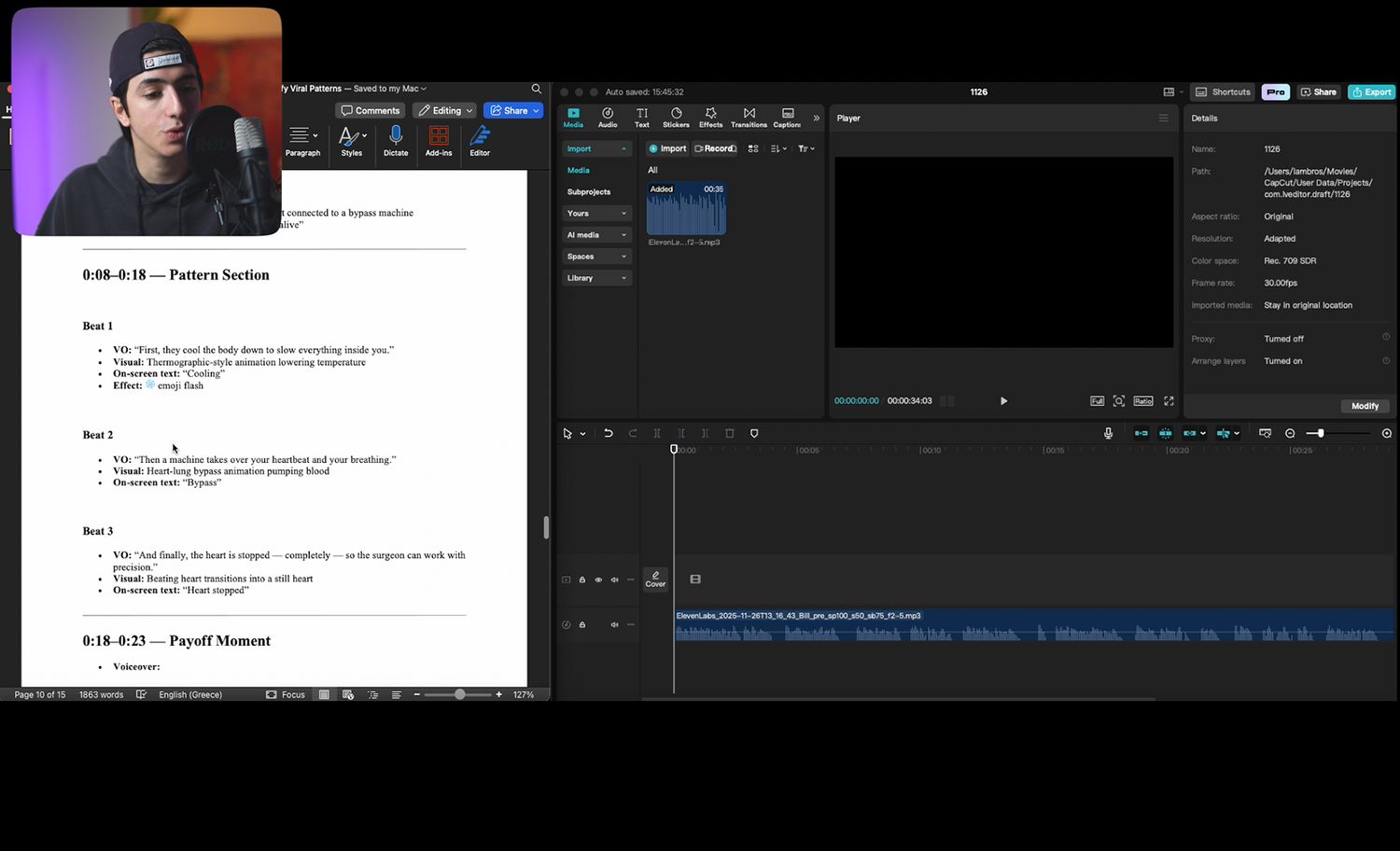 Professional Faceless Video Production Course – 09: Importing and Trimming Audio in CapCut