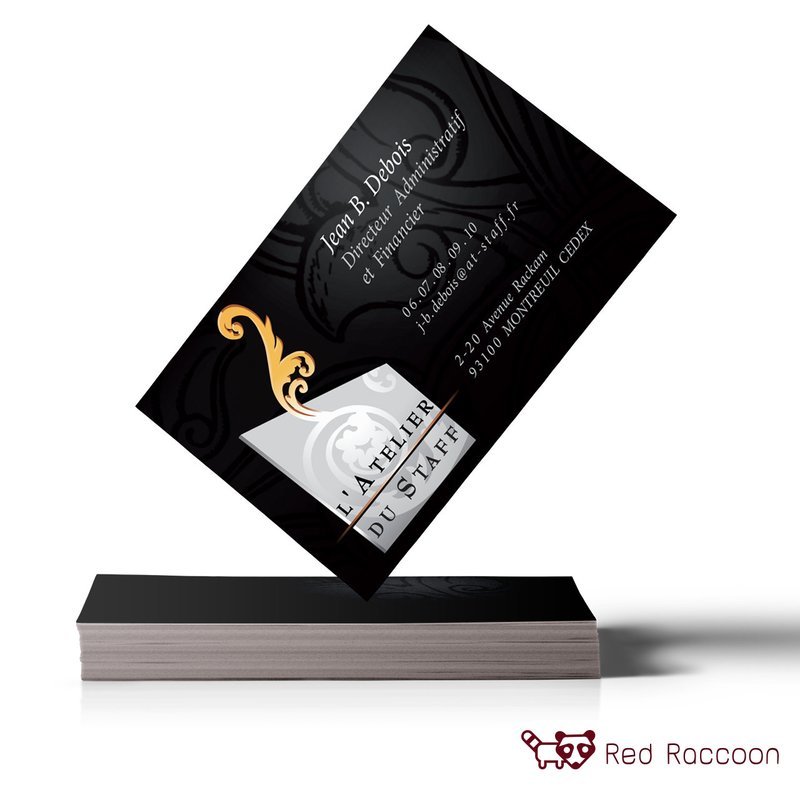 Cartes de visite avec Finition