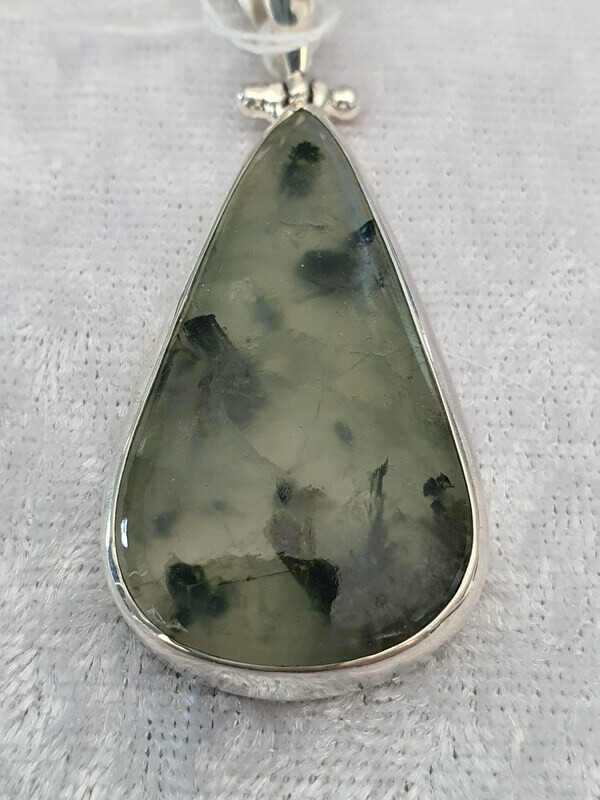 Prehnite pendant