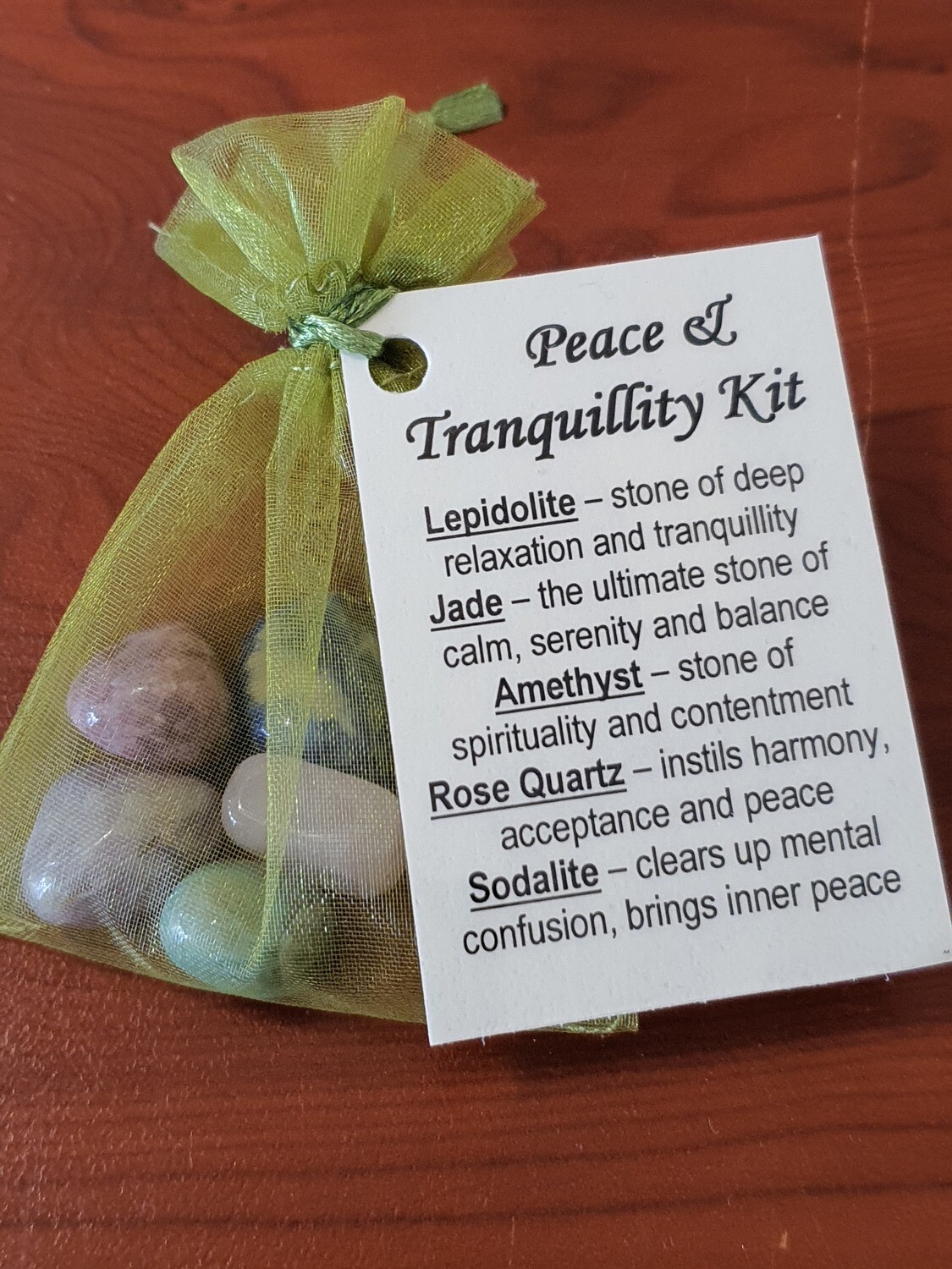 Peace and Tranquility Crystal Kit