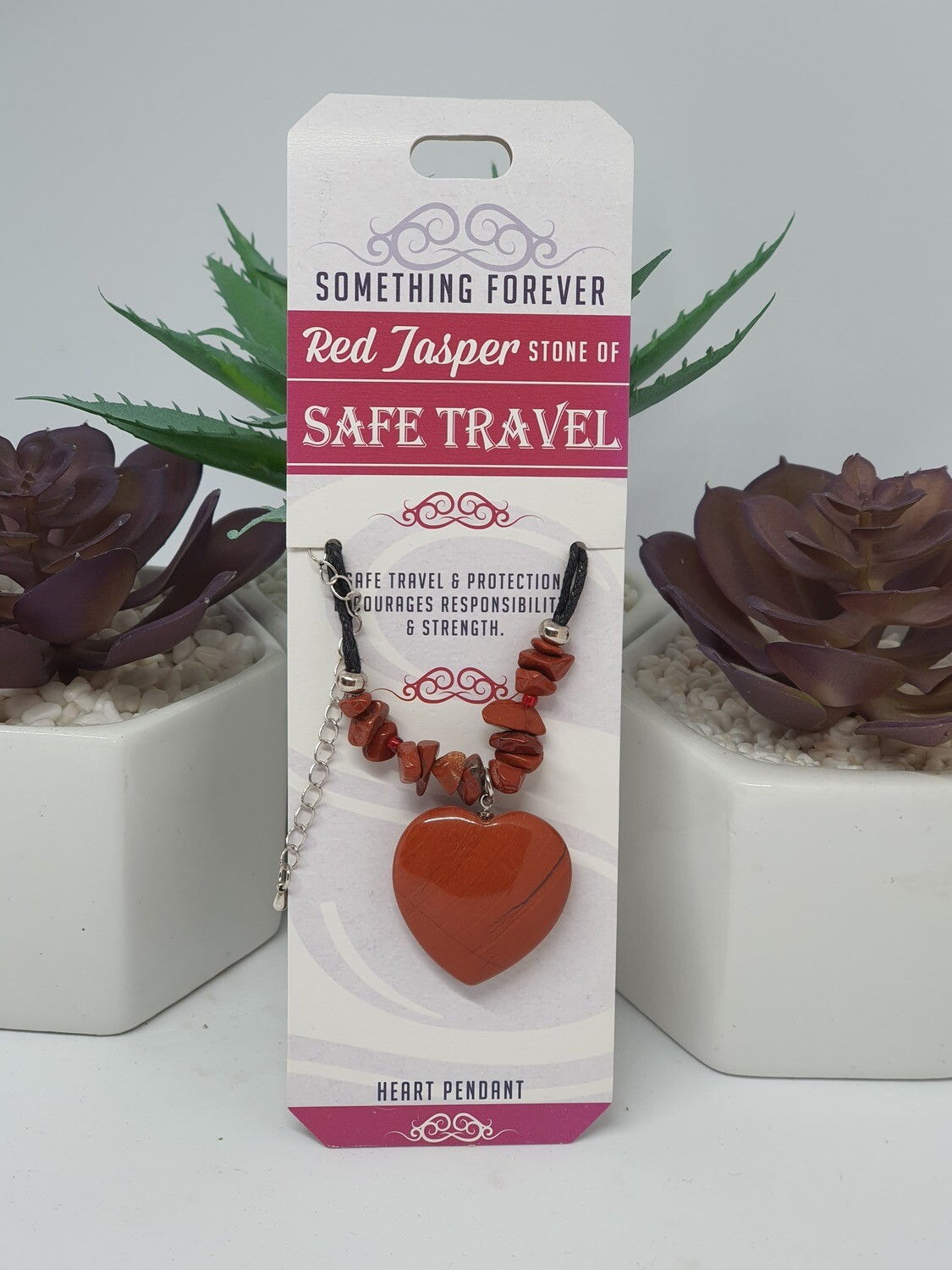 Red Jasper, Select Item: Heart Pendant