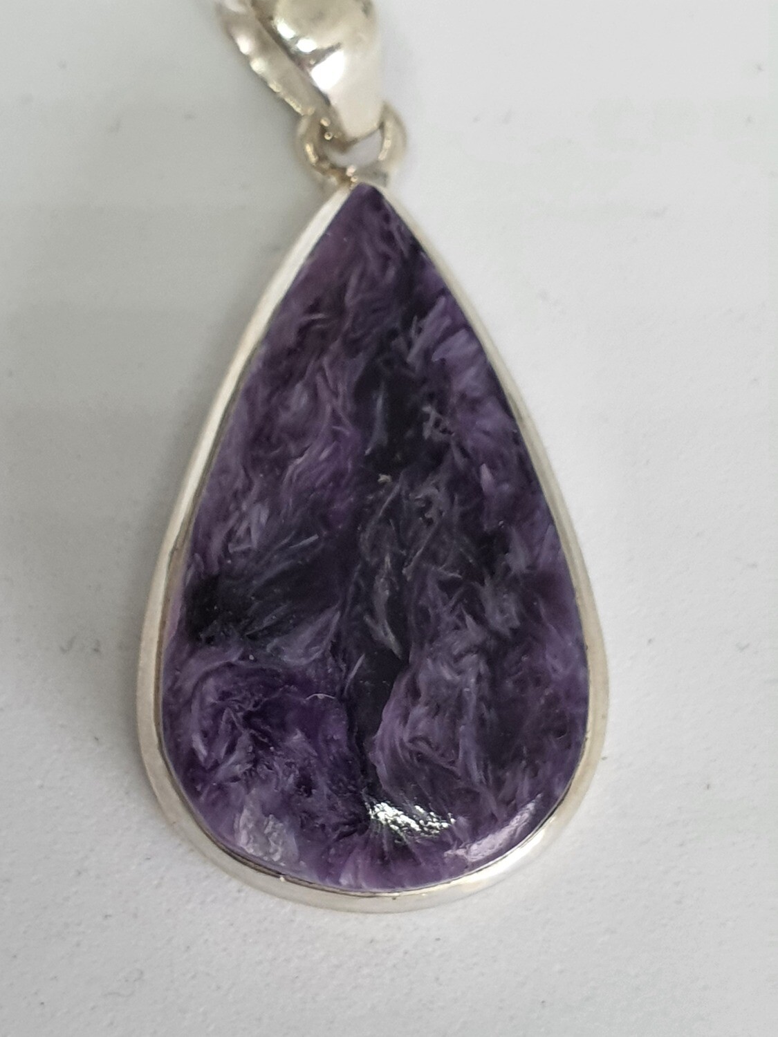 Charoite Pendant 925 Silver