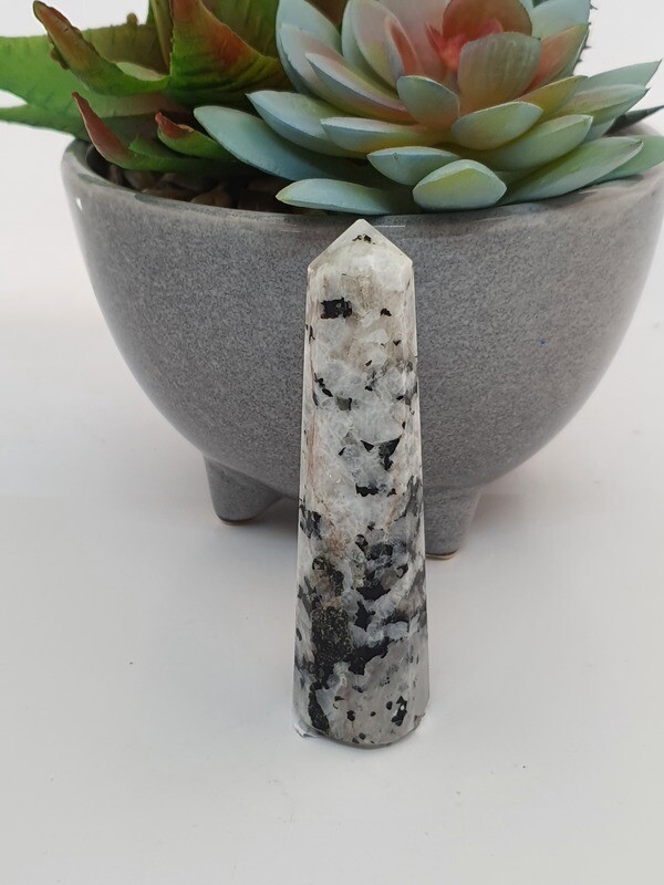 Rainbow Moonstone Obelisk