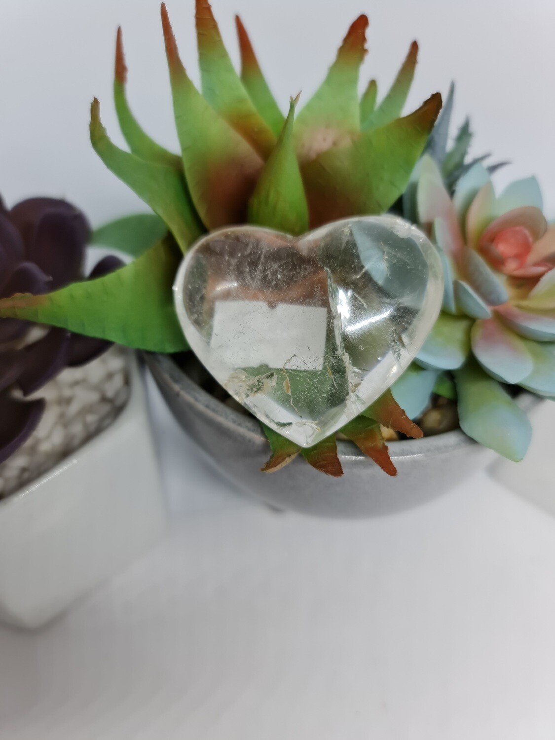 Clear Quartz Heart