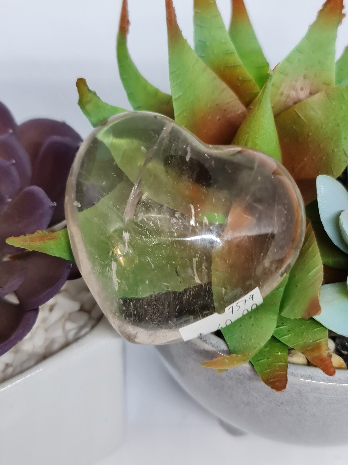 Smoky Quartz Heart