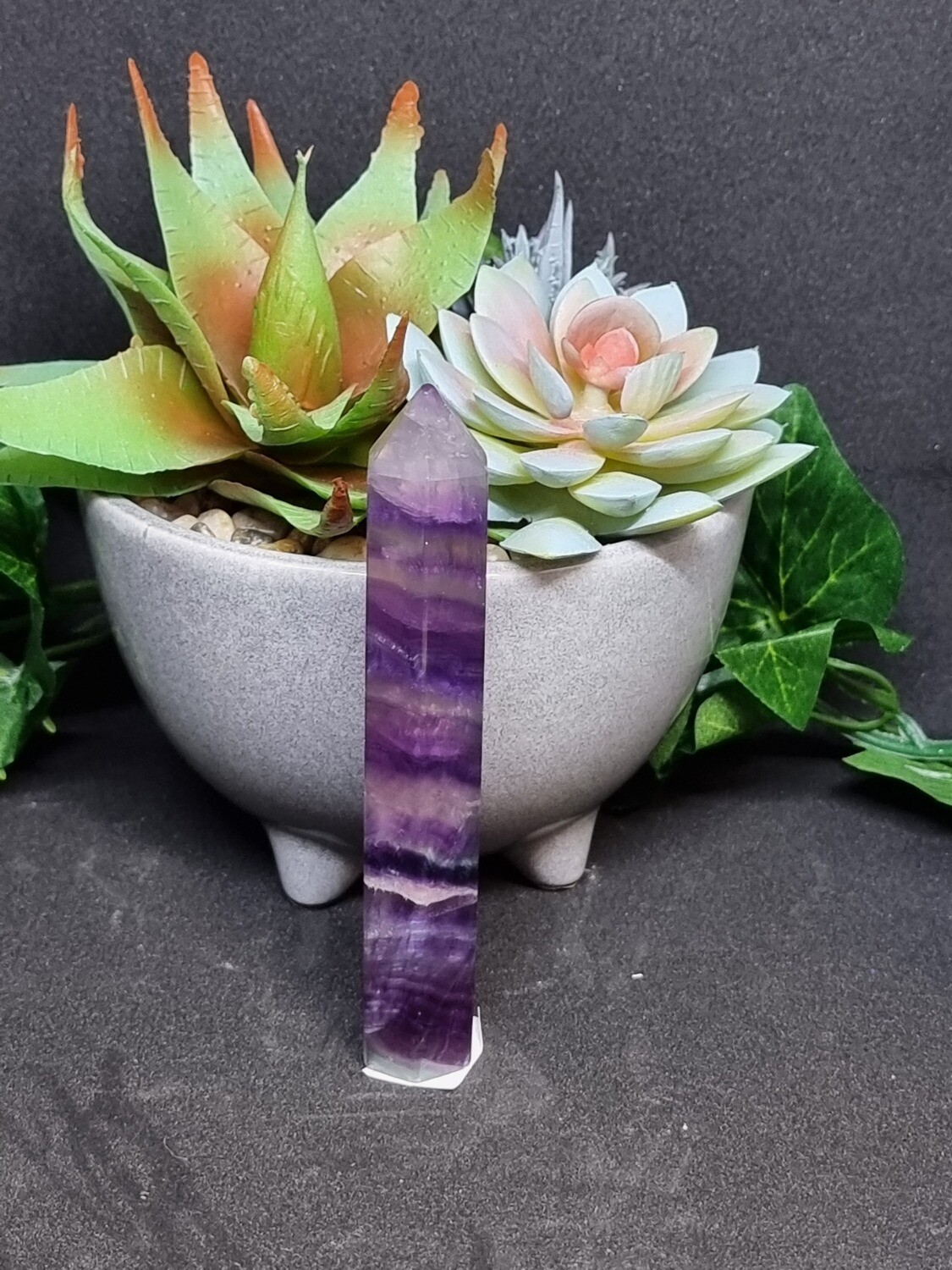 Rainbow Fluorite Obelisk