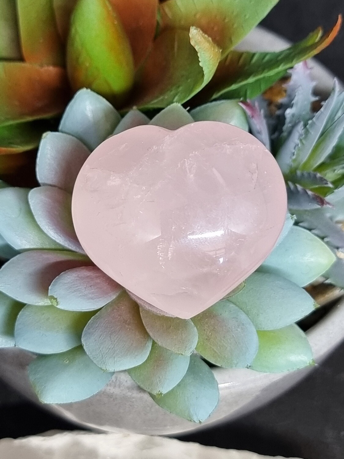 Rose Quartz Heart