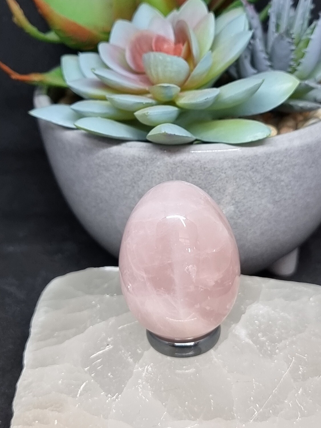 Rose Quartz Egg