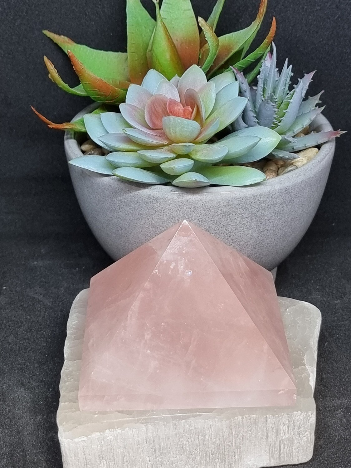 Rose Quartz Pyramid