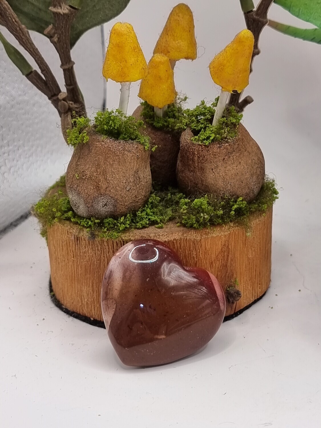 Mookite Jasper Heart