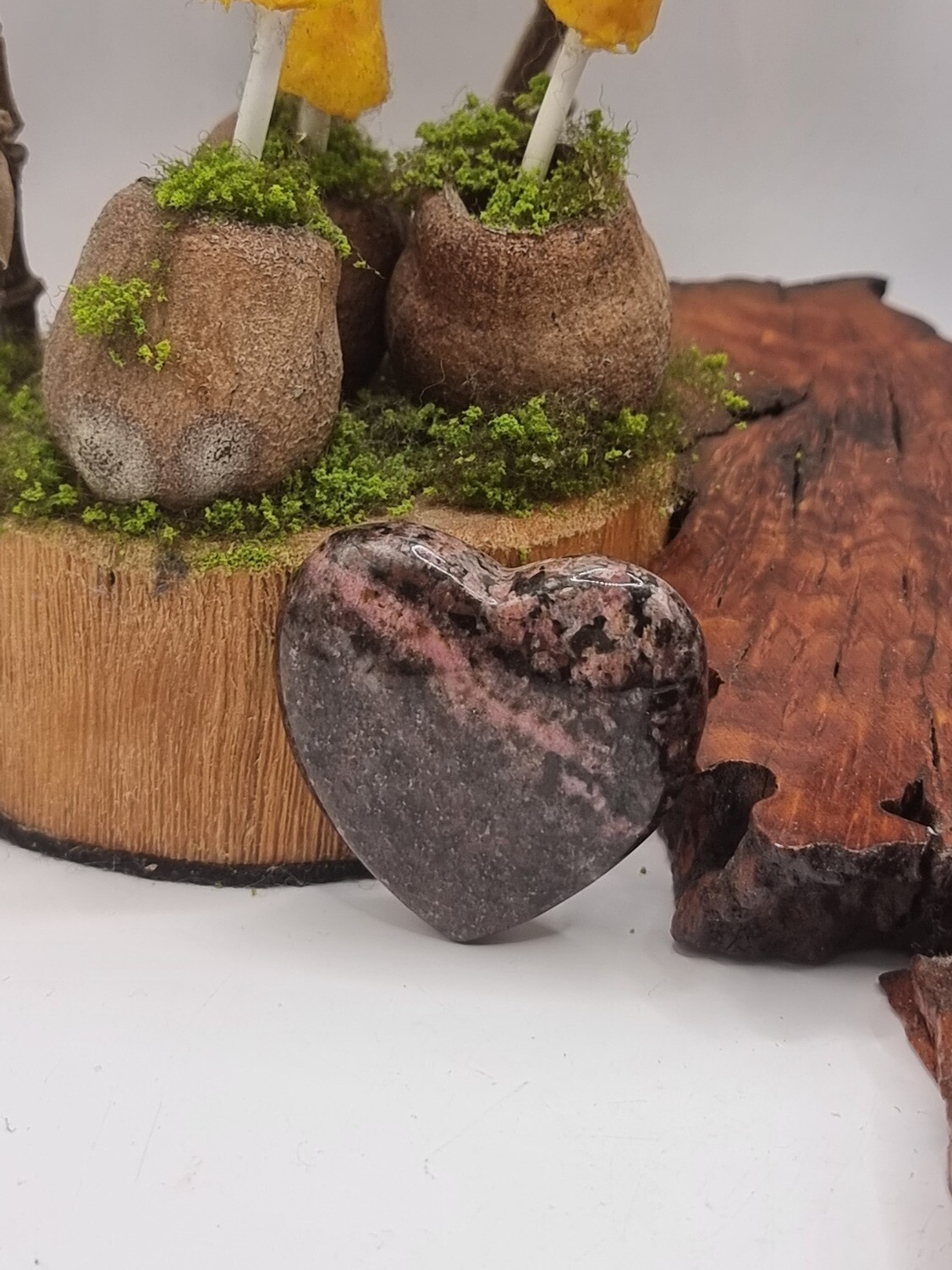 Rhodonite Heart