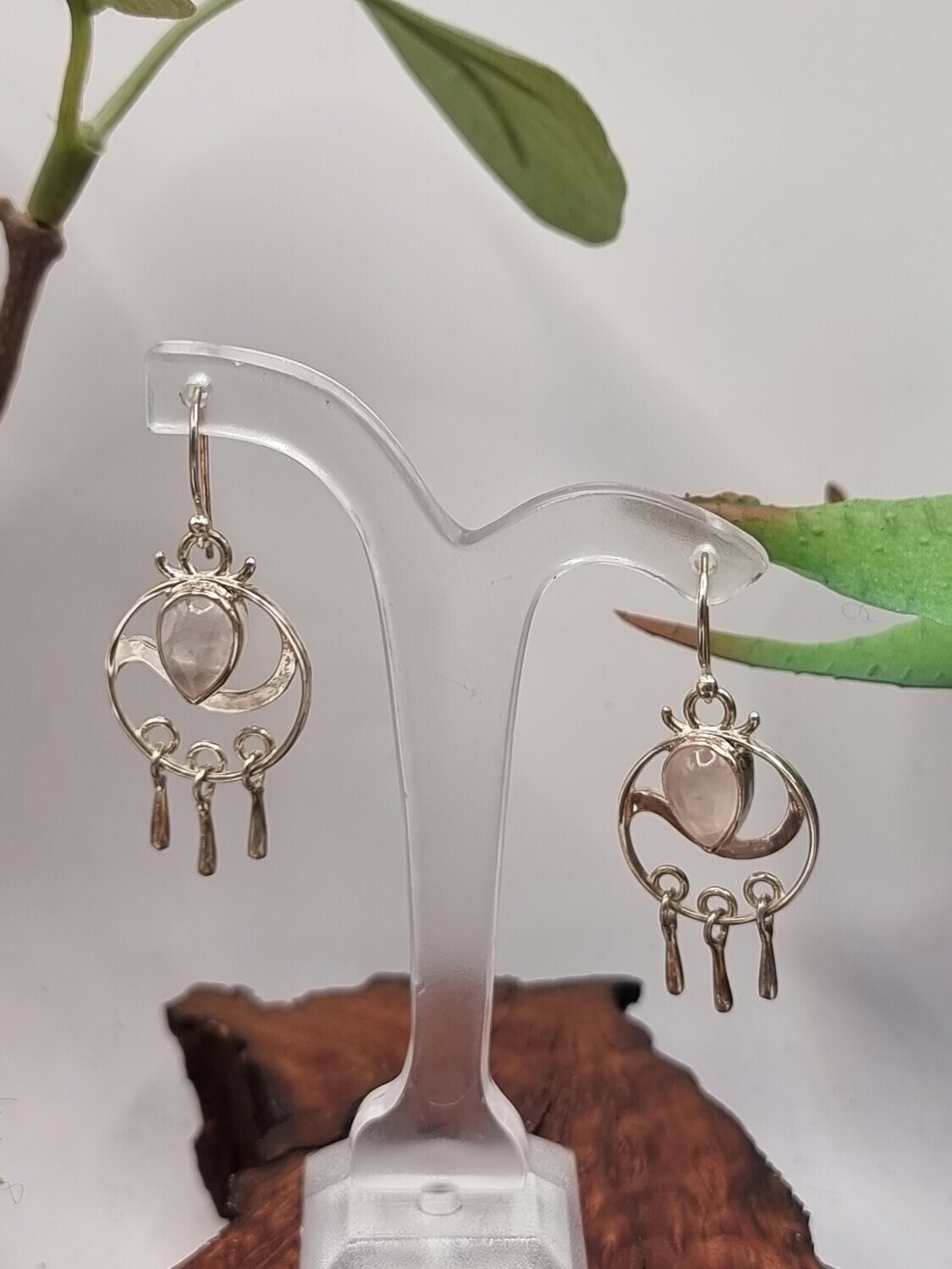 Rose Quartz Earrings