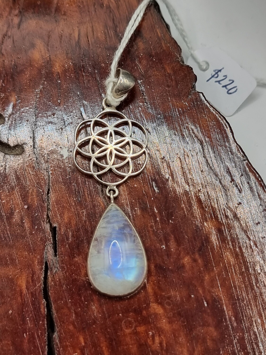 Rainbow Moonstone Pendant