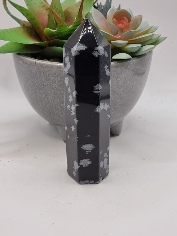 Snowflake Obsidian Obelisk