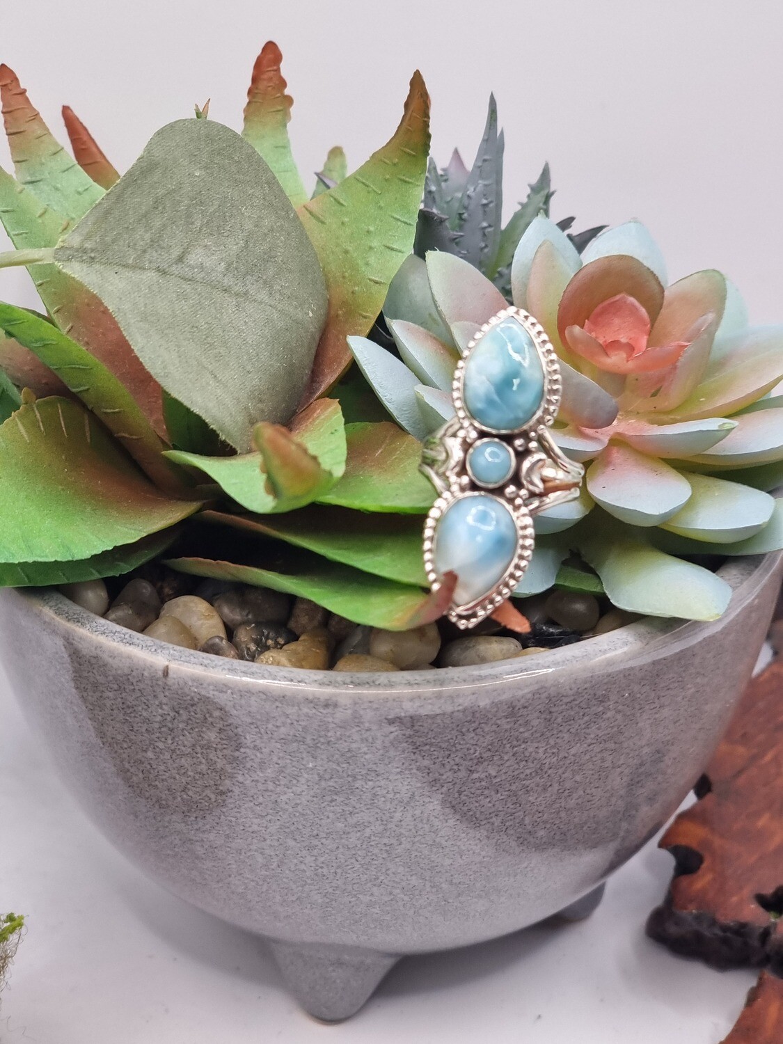Larimar Ring