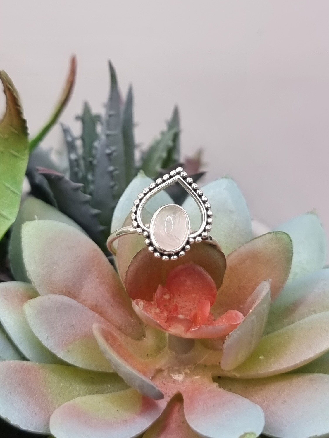 Rose Quartz Ring