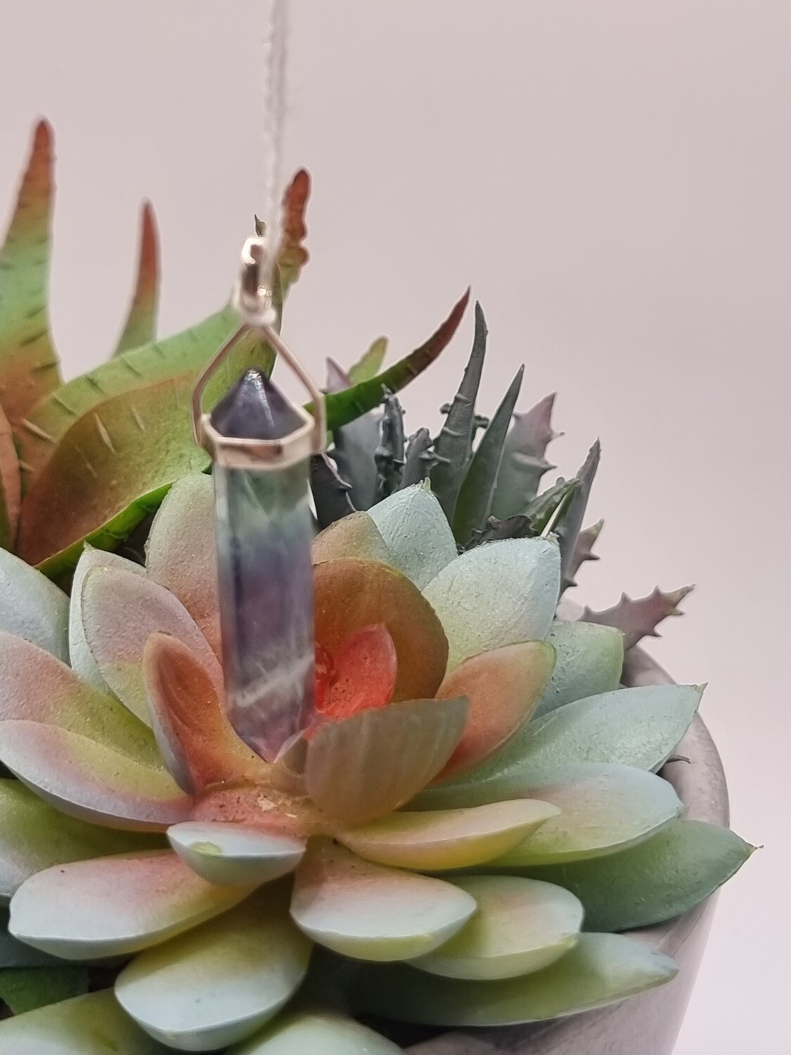Rainbow Fluorite Pendant