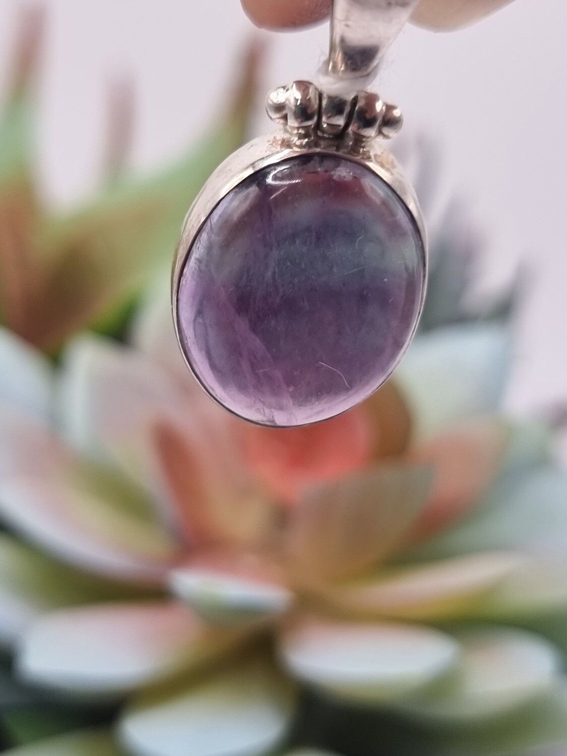 Rainbow Fluorite Pendant