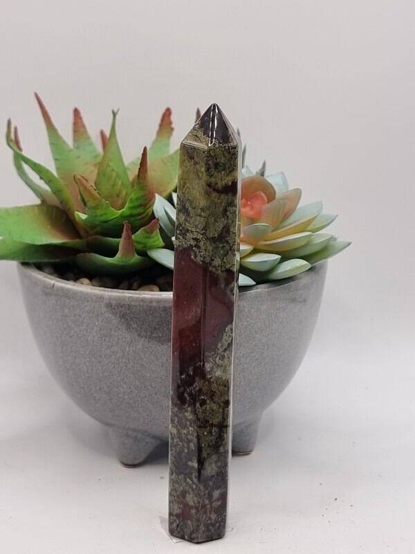 Dragons Blood Jasper Obelisk