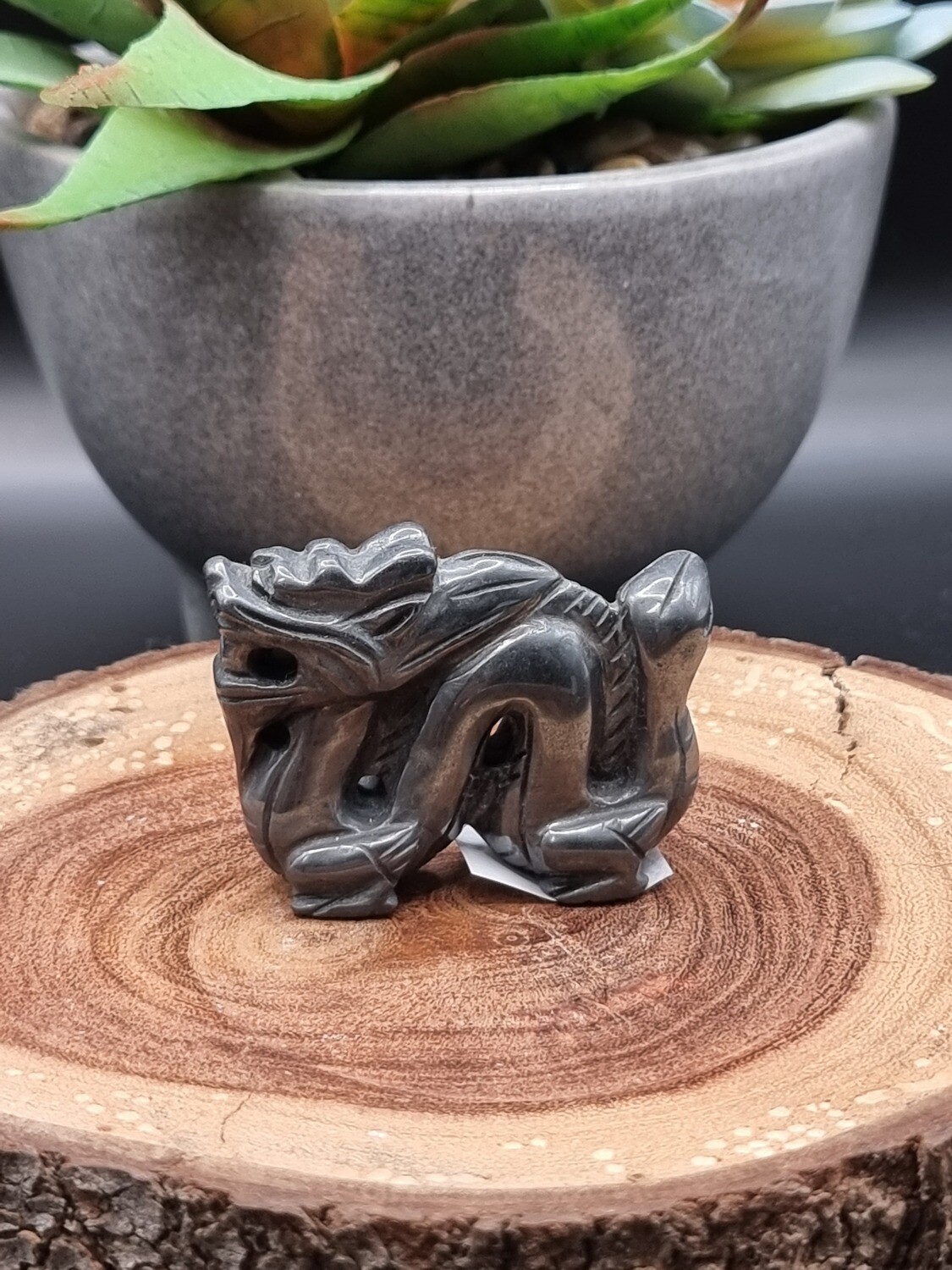 Hematite Carved Dragon