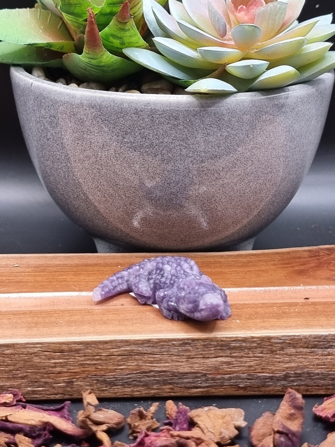 Lepidolite Alligator