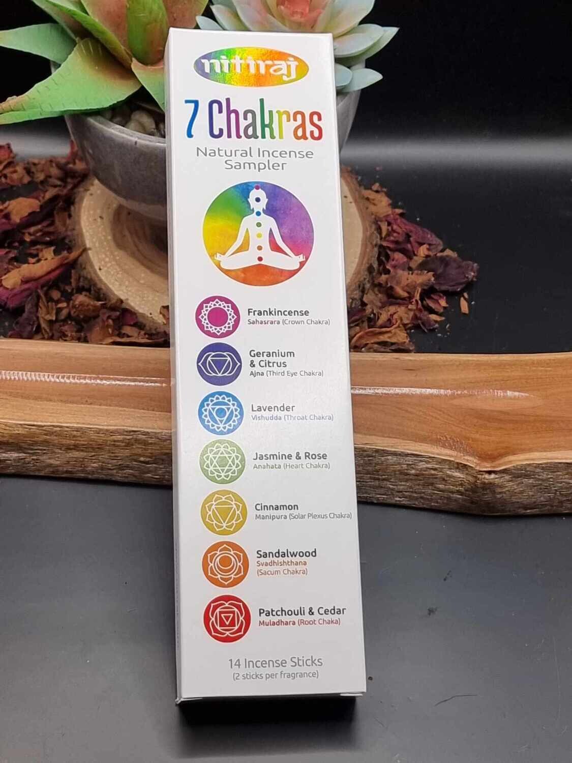 Nitiraj - 7 Chakra Incense