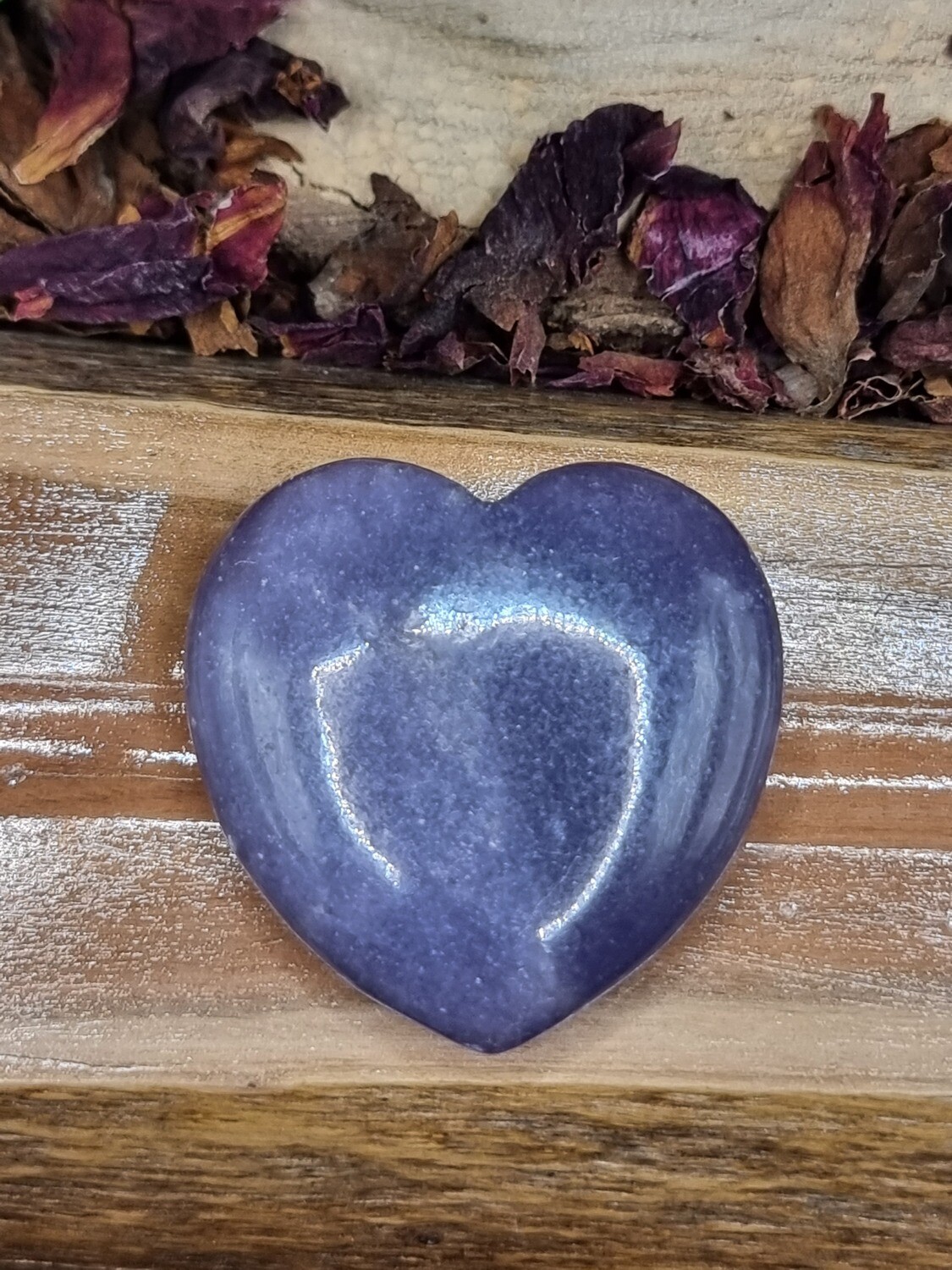 Lepidolite Heart