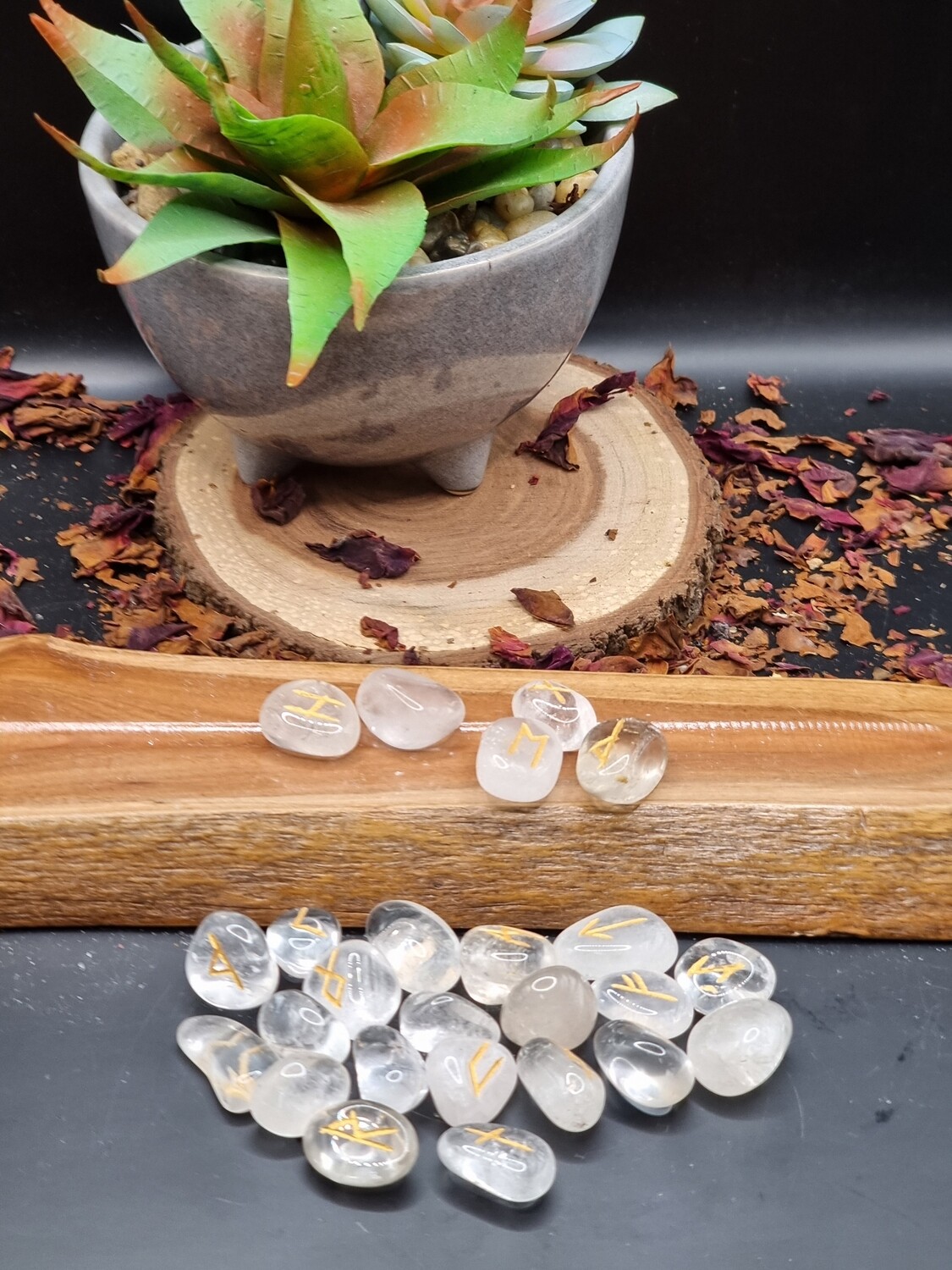 Clear Quartz Runes