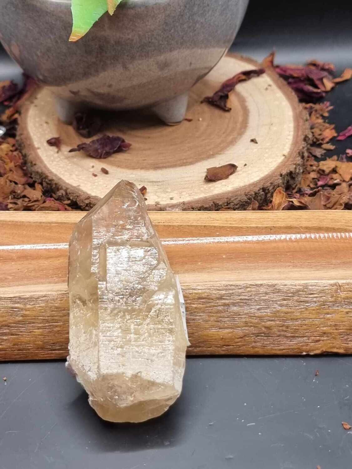 Natural Citrine with Lepidolite