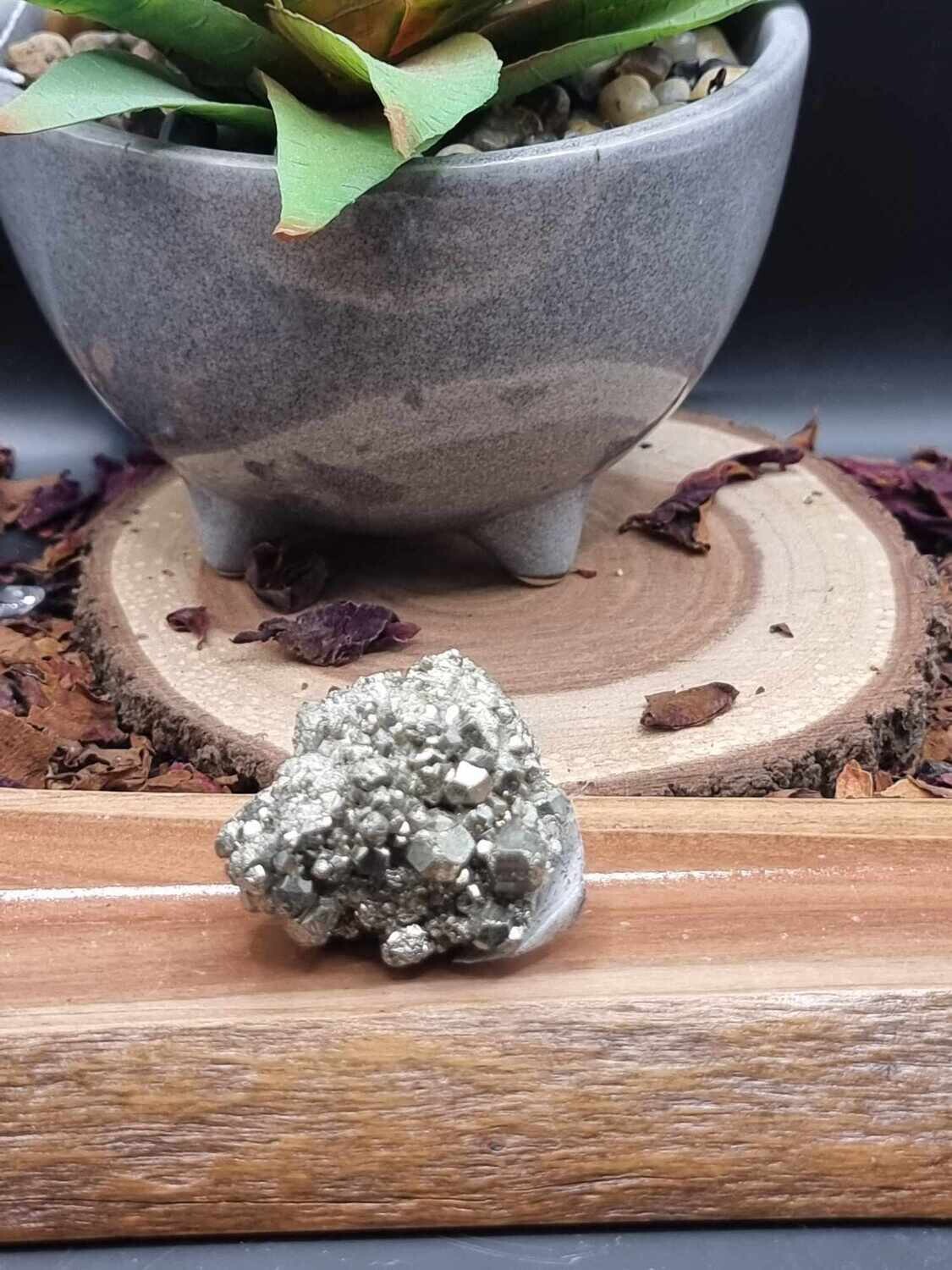 Raw Pyrite Cluster