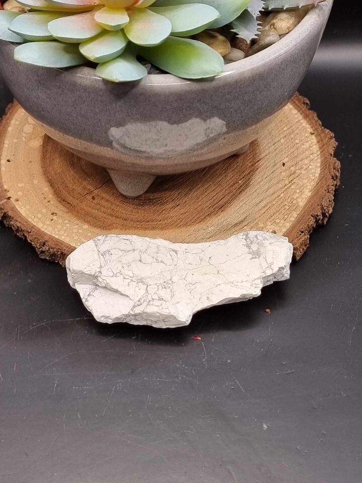 Raw/Polished White Howlite