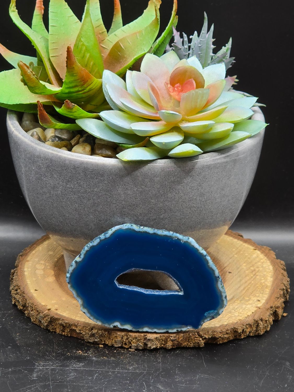Dyed Agate Slice