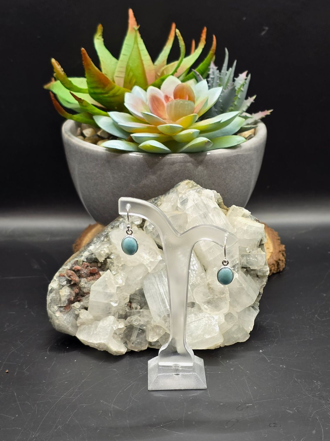 Larimar Drop Earrings Larimar Drop Earrings
