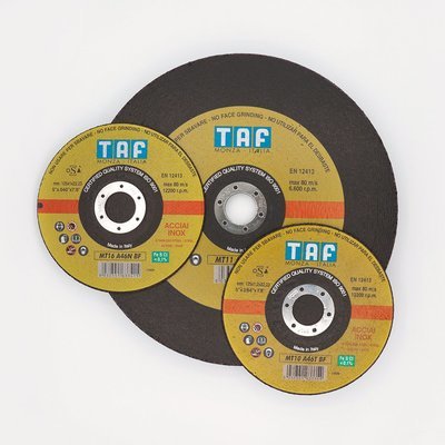 ø 115 x 1,2 x 22 Trennscheibe TAF/MT10, A46T Stahl/Acier/Inox ø 115 x 1,2 x 22 Trennscheibe TAF/MT10, A46T Stahl/Acier/Inox