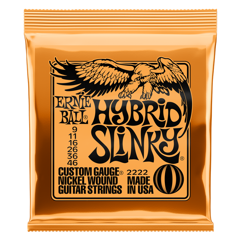 Hybrid Slinky Nickel Wound Electric Guitar Strings 9-46 Gauge