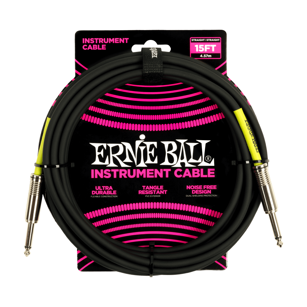Classic Instrument Cable Straight/Straight 15ft - Black