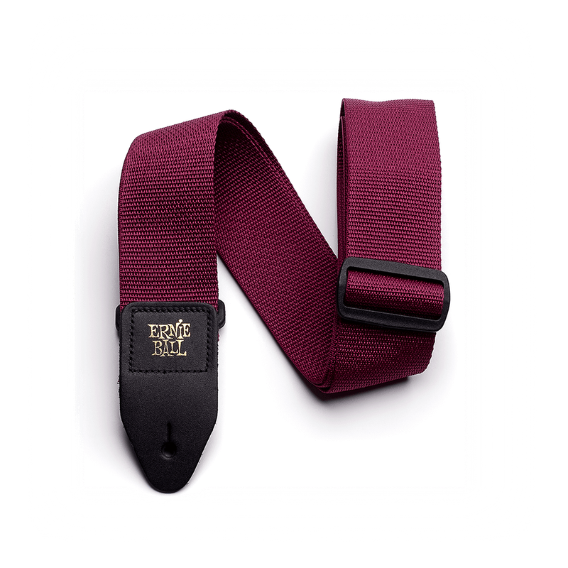 Polypro Guitar Strap/Bass Strap - Burgundy