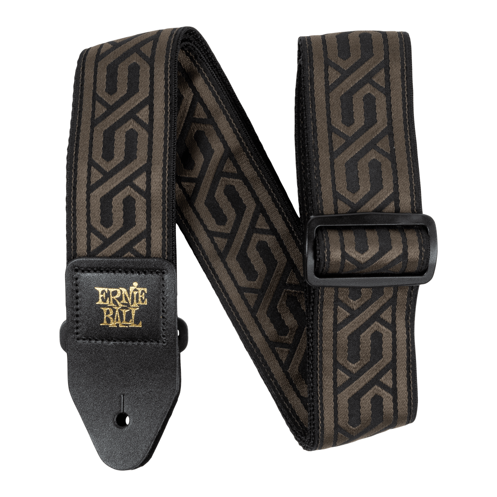 Classic Jacquard Guitar Strap/Bass Strap - Tribal Chain