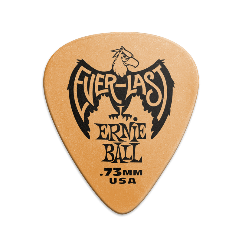 Everlast Picks - 0.73mm Orange - 12 Pack