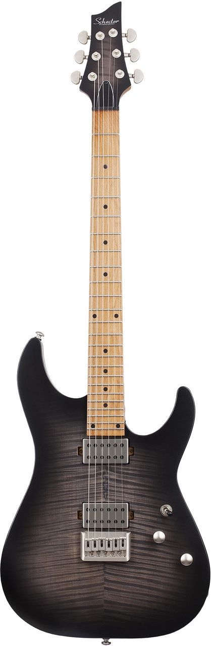 Schecter C-1 Standard Plus, Colour: Transparent Black Burst