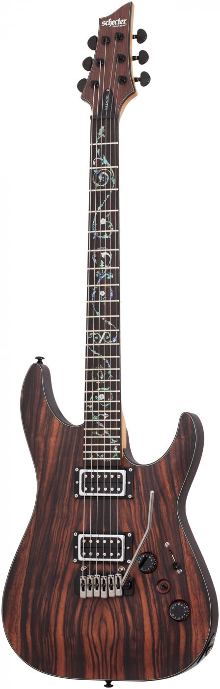 Schecter C-1 Exotic Ebony, Colour: Natural Satin