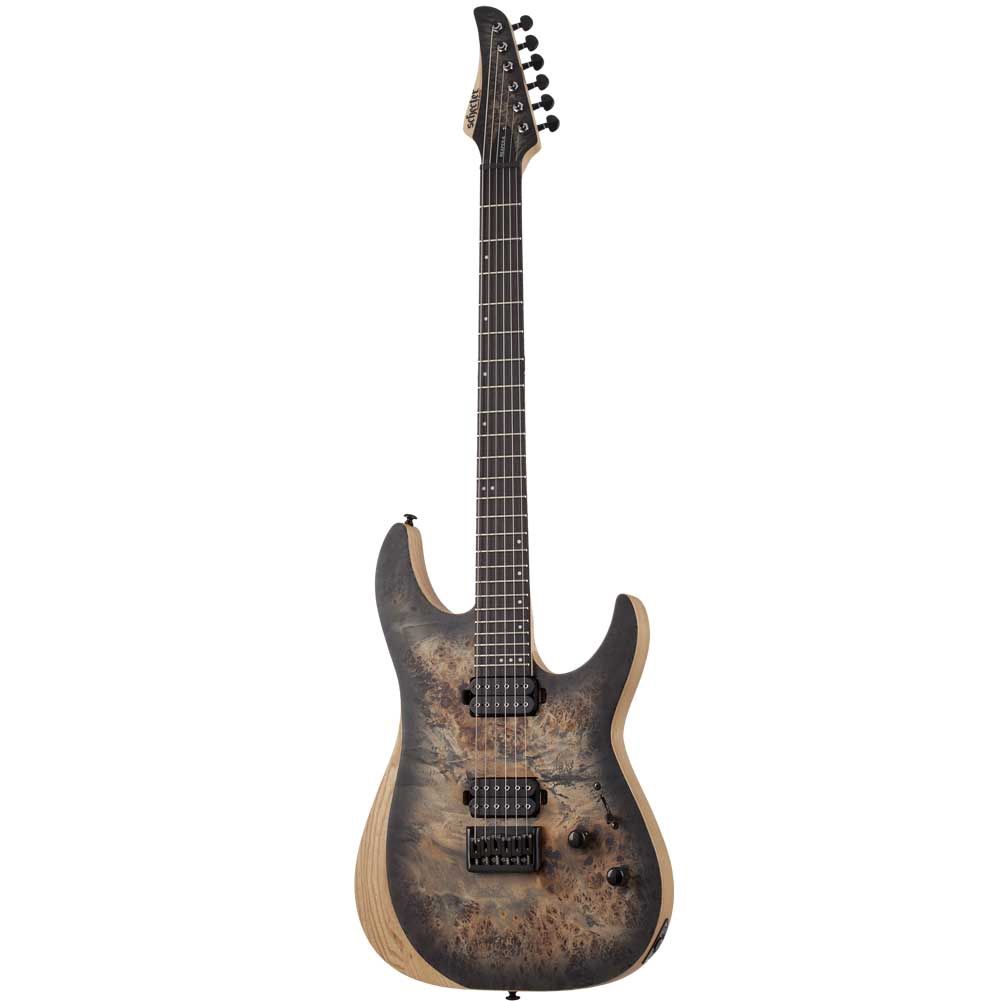 Schecter Reaper-6, Colour: Satin Charcoal Burst