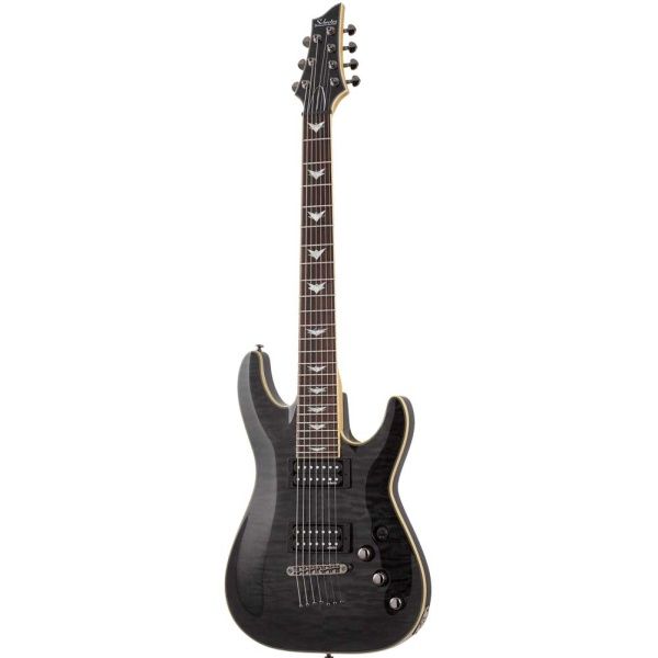 Schecter Omen Extreme-7, Colour: See-Thru Black